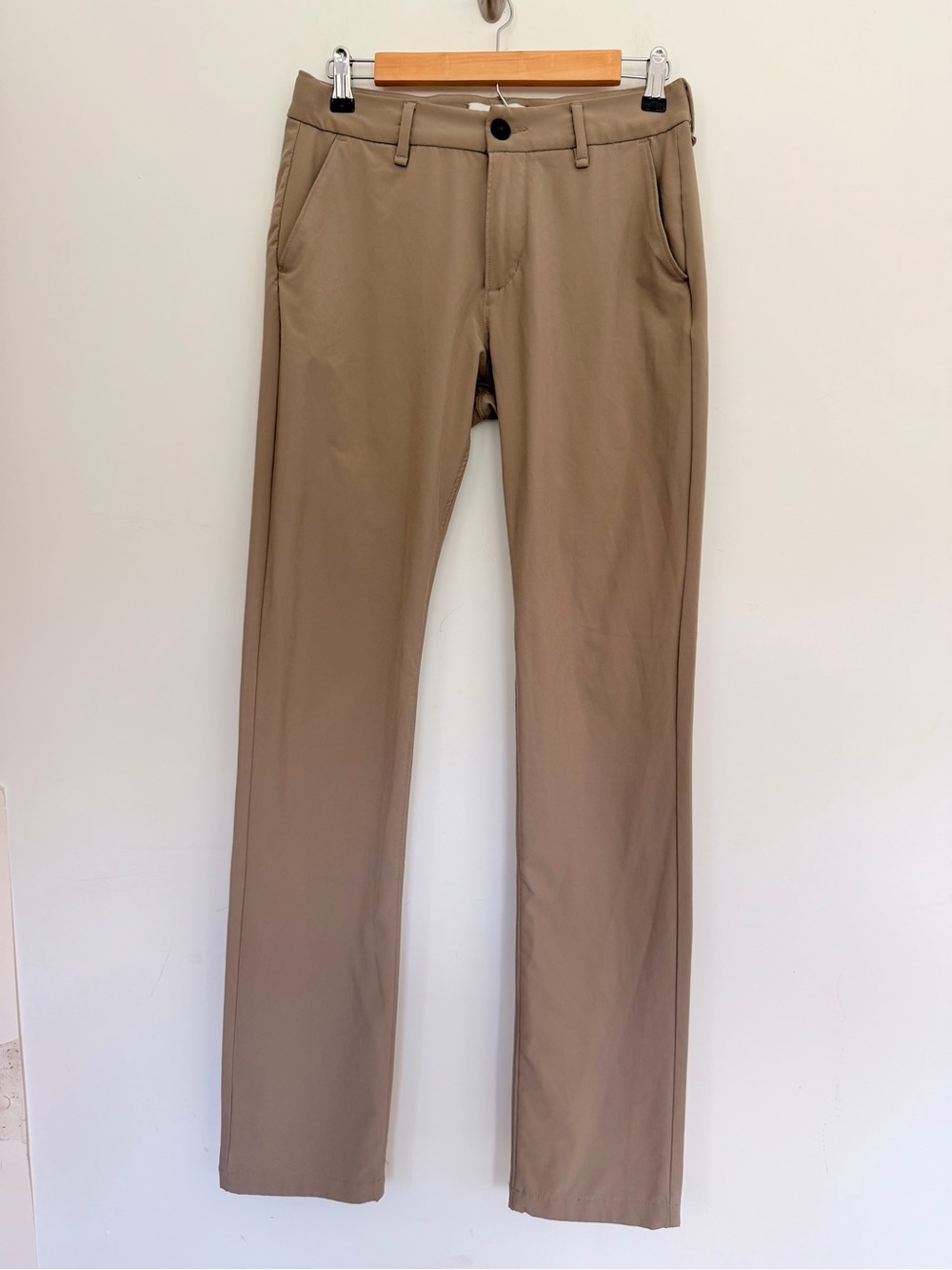 Abercrombie Kids Performance Chino’s Straight Fit Khaki Pants Boys Sz 15 16 Long